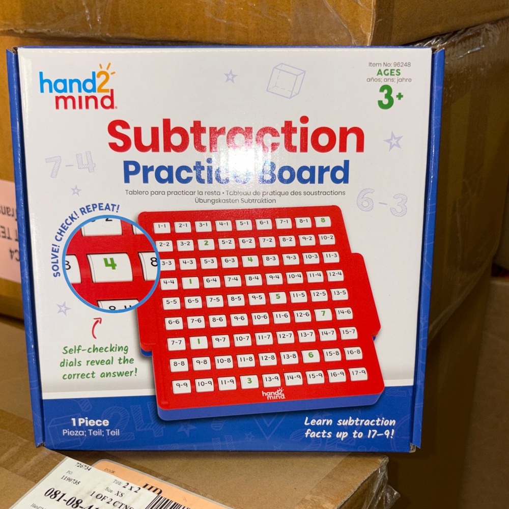 Hand2Mind Subtraction Practice Board